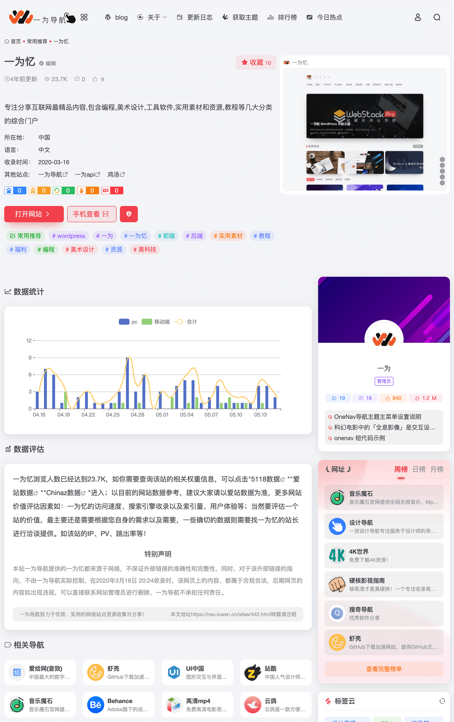 OneNav主题截图